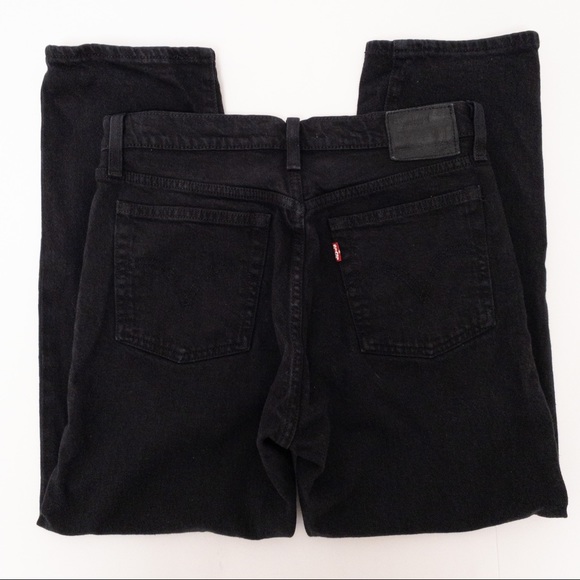Levi’s Wedgie Fit Straight Jeans in Black Heart Size 28 - Picture 12 of 14